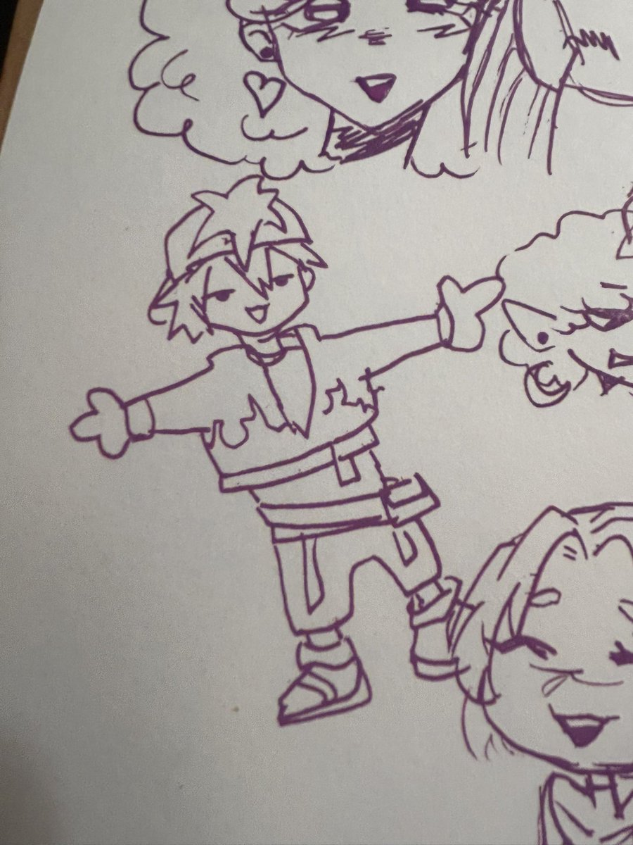 This strange dude wandered on my page during warm up doodles what do I do?😰

#KenjiArt