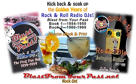 BlastFromPastBk's tweet photo. We’re keeping the #RootsOfRock alive, with #RockRadioDJs, surveys, true behind-the-mic tales, trivia & MORE! Book 1: The 1st Five Years 1954-1959; Book 2: #SwingingSixties! Stoke your memories or learn anew! #RockRadioHistory @BlastFromPastBk https://t.co/MttUj7q8RJ https://t.co/IuiRGC8Fcb