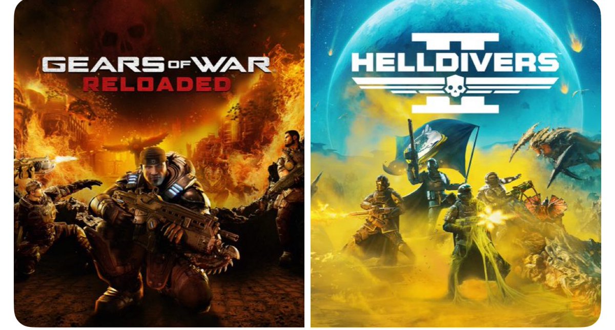 On August 26th 

A long time Xbox game (Gears of War: Reloaded⚙️) releases on PlayStation.

A PlayStation game (Helldivers 2) releases on Xbox.

What a time to be alive.