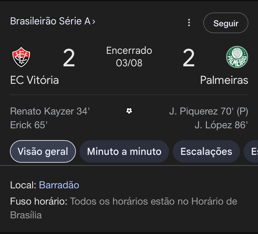 sim, contra o poderoso vitória 😉