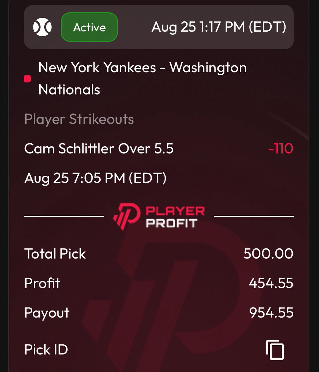 TopGoose's tweet image. 3-0 MONDAY SWEEP 🧹 ‼️ 

▫️50% OFF ACTIVATED FOR 24 HOURS

Fonseca-2.5 Games ✅
NRFI Rays/Guardians ✅
Schittler O 5.5Ks ✅ (7 so far)

3-0 SWEEP 🧹 50% OFF ACTIVATED SO EVERYONE can CASH 💴

ITS 1$ a day! 🔥🤍

CODE - SWEEP (Monthly &amp;amp; above subs)
winible.com/checkout/14854……