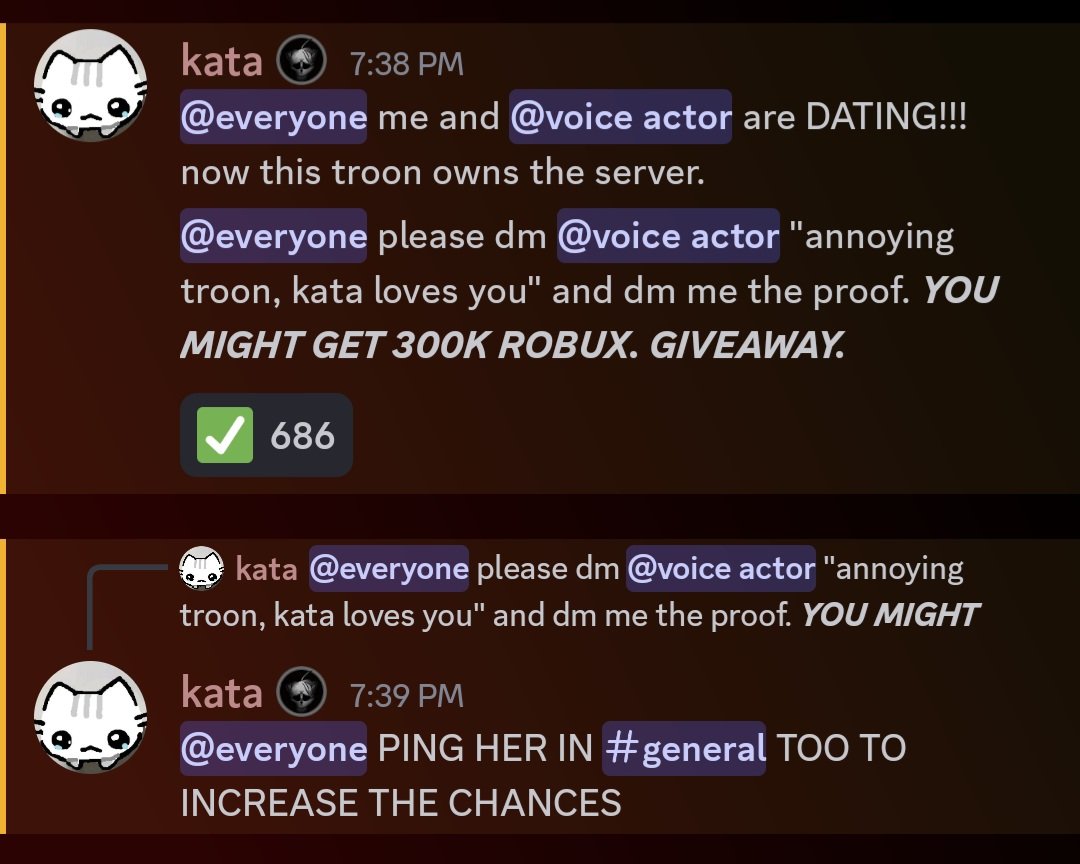 ImOneLfr's tweet photo. This outcome memories server raid is weak as fuck this kata nigga lame https://t.co/GSvxKQvamj