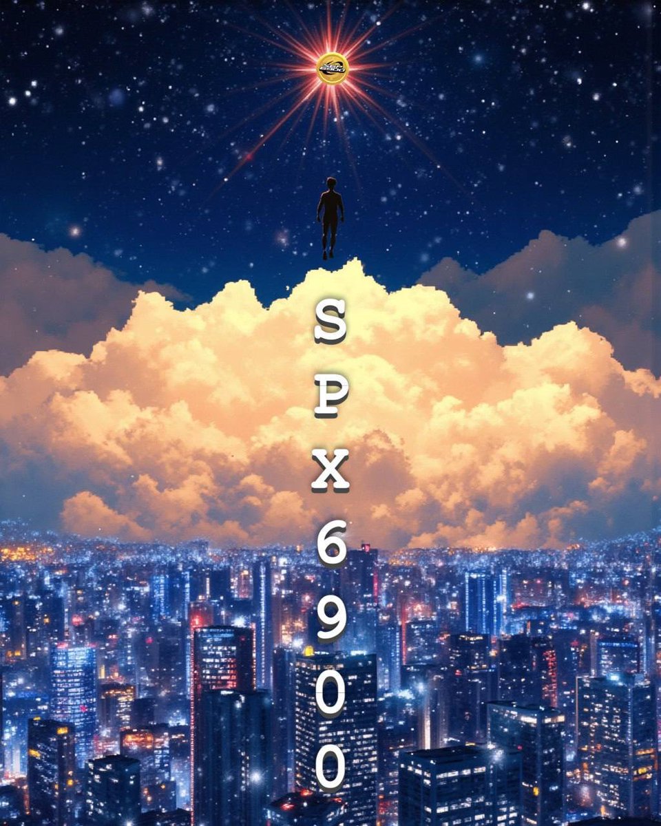 The goal was never to time the four year cycle. 

The goal is to build something that transcends it.
#SPX6900