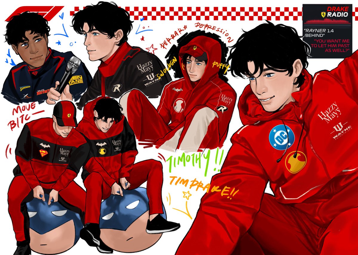 🏎️ au Tell me why he became one of the hardest to draw rn #TimDrake ft a hint of #timkon