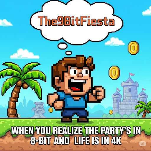 algigs2's tweet photo. When you realize the party's in 8-bit and life is in 4K

#The9BitFiesta

@the9bit https://t.co/PYtwu1ovVA