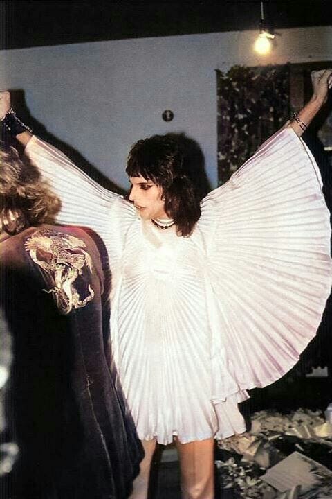 It cracks me up when people get mad at effeminate or less traditionally masculine celebrities and say 'remember the 70s when men used to be manly' cuz like...dude...