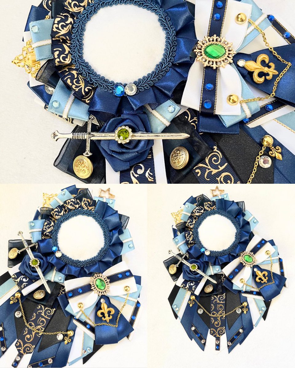 ルナ様 オーダーメイド ロゼット chuるんさま 名札ロゼットオーダーページの通販 by