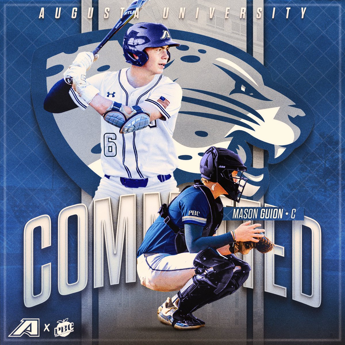 Mason Guion (@mguion13) on Twitter photo First and foremost, all glory to God ✝️ Excited to announce my commitment to Augusta University to continue my academic and athletic career.
Thank you to my family, coaches, teammates, teachers, and mentors who have helped me along the way.
<a href="/CoachBRoland/">Blake Roland</a> <a href="/StetsonCulbert1/">Stetson Culbert</a> First and foremost, all glory to God ✝️ Excited to announce my commitment to Augusta University to continue my academic and athletic career.
Thank you to my family, coaches, teammates, teachers, and mentors who have helped me along the way.
<a href="/CoachBRoland/">Blake Roland</a> <a href="/StetsonCulbert1/">Stetson Culbert</a>