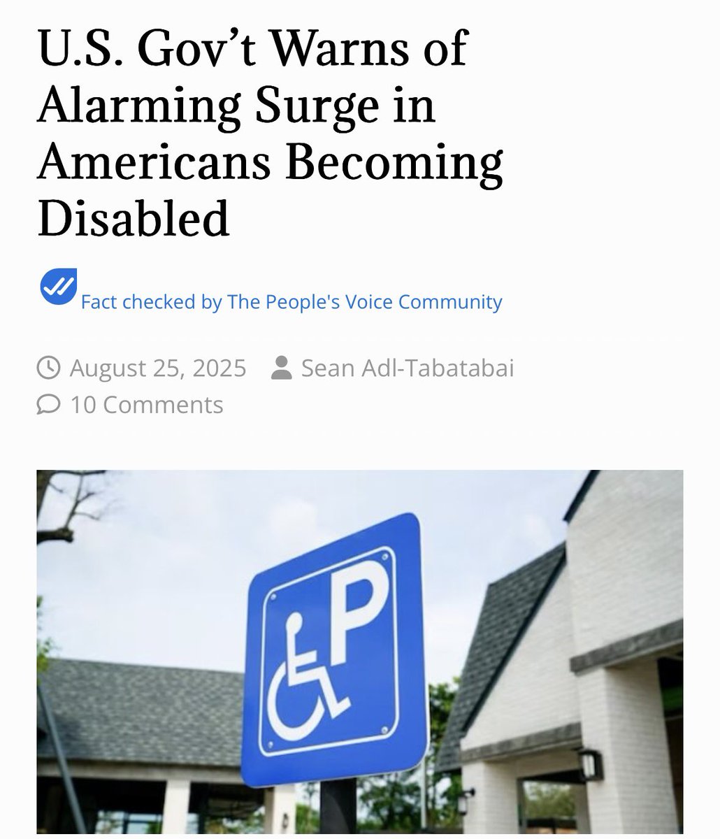 Breaking 🚨: The U.S. government has issued a stark warning about an alarming surge in Americans becoming disabled, with Bureau of Labor Statistics data revealing a staggering 1.1 million more individuals classified as disabled in just the past three months, raising urgent