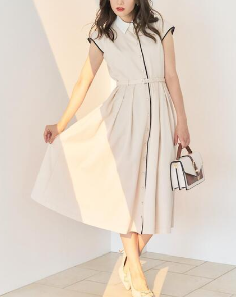Fashion__List__'s tweet photo. ／
📺ラヴィット！
2025/8/26
田村真子アナ着用衣装
＼

品良くクラシカルな着こなしで好印象を纏う
フレアシャツワンピース
詳細▶https://t.co/RHtnwYVeSU

#田村真子　
#ラヴィット 　#TBS 
#SWINGLE https://t.co/xBKM4JmVtg