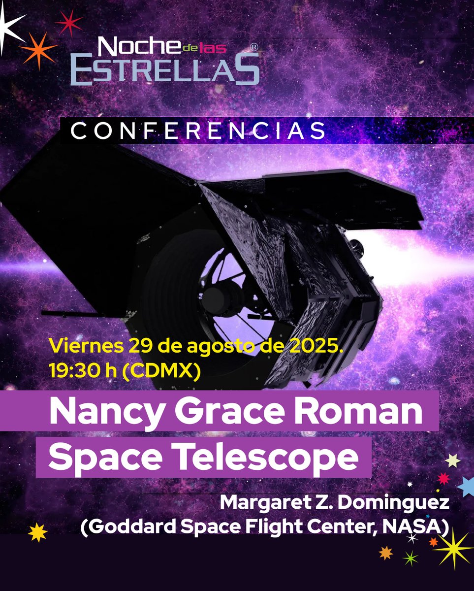 Para la 2a capacitación de los comités locales de la #NdE2025 tendremos 2 charlas imperdibles, para todo público: el Dr. Luis Felipe Rodríguez del <a href="/IRyAUNAM/">IRyA UNAM Campus Morelia 📡</a> #IYQ2025 y la Dra. Margaret Domínguez del <a href="/NASAGoddard/">NASA Goddard</a>!  #NancyRoman100. Viernes 29 de agosto, 18:30 y 19:30h, por FBLive!