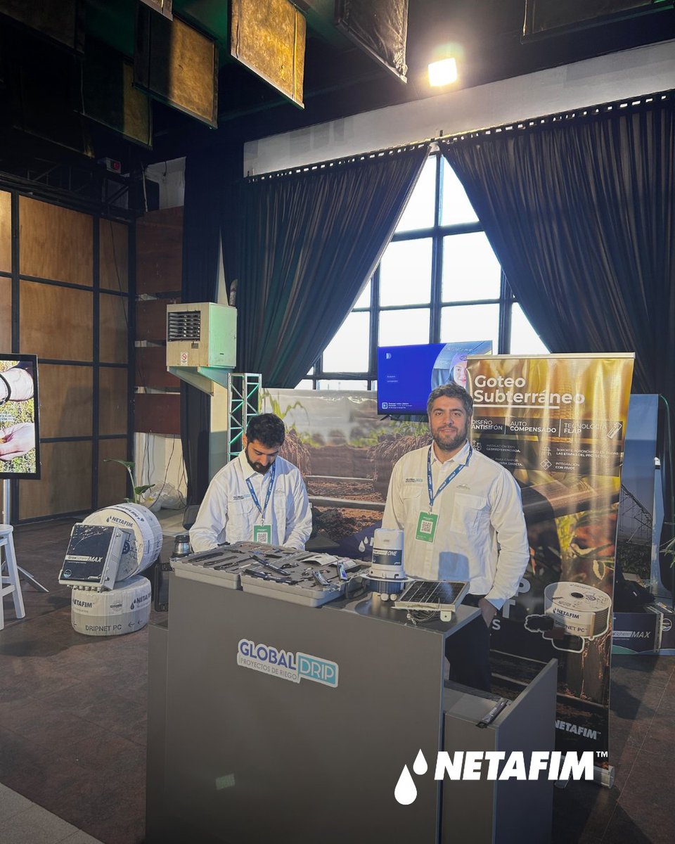 Netafimarg's tweet photo. 🌱 Tres días intensos, con mucho por compartir.

Estuvimos en JAT 2025 de CREA Región Centro acompañando a nuestro distribuidor Global Drip.

Un espacio para nutrirnos del intercambio y seguir construyendo una agricultura más eficiente y sostenible. 🙌✨

#JAT2025 #CREA https://t.co/ExALurs6J9