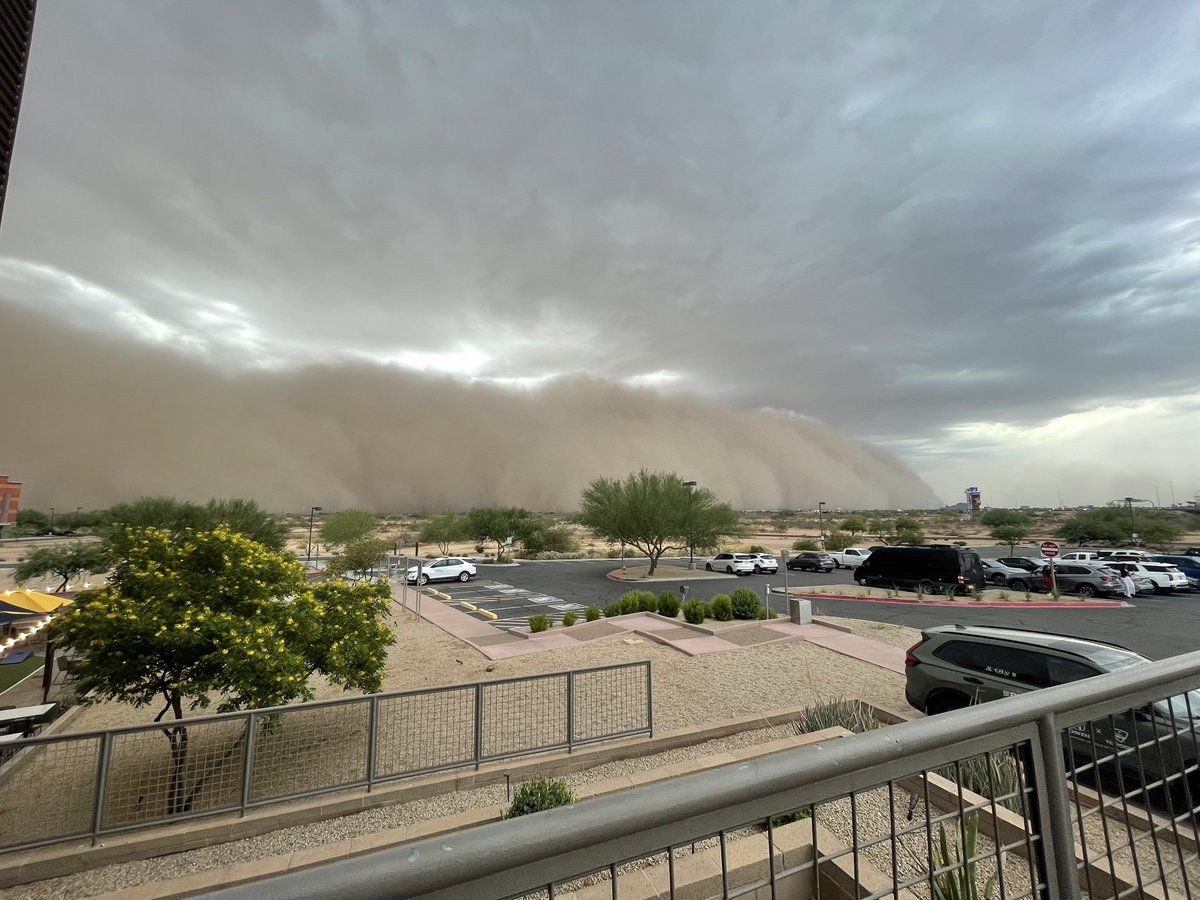 Nothing like a dust storm to start off the week!