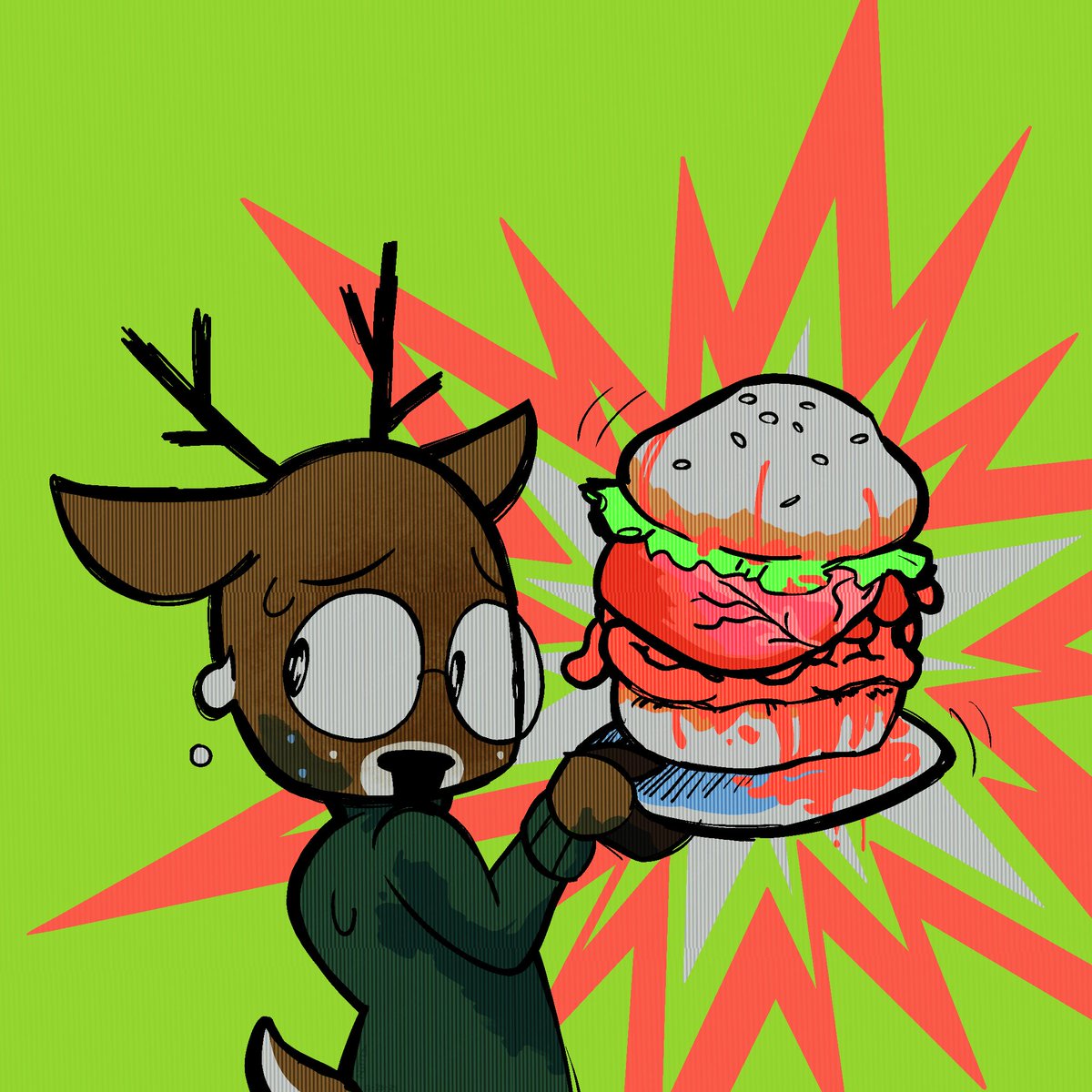 How my sona looked in 2013 vs now and they're just a deer