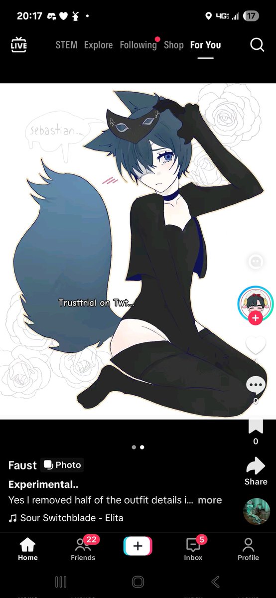 "Why dont you tell people you like black butler?"