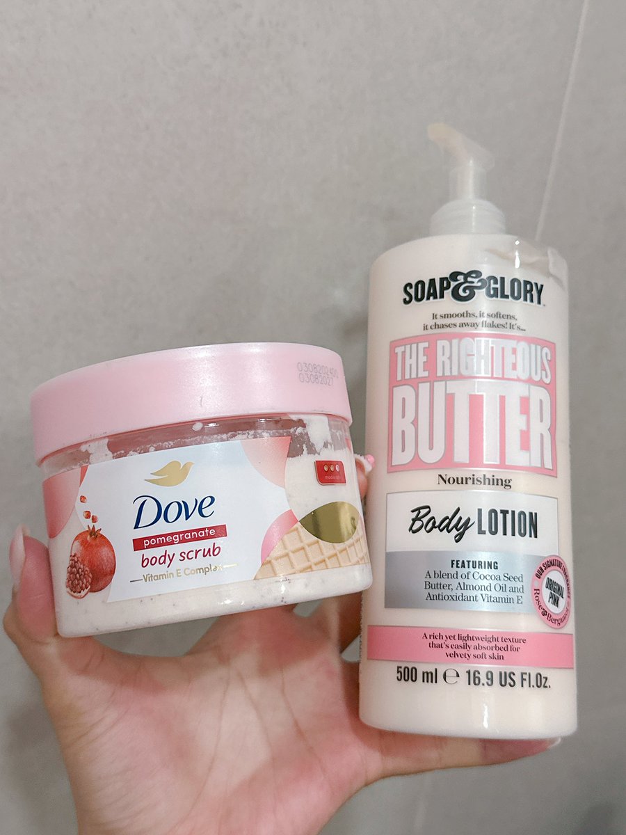 คอมโบผิวนุ่มผิวใส✨หลัก💯ชอบมากกกกก แล้วหอมฟุ้งติดผิวทั้งคู่😭🫶🏻