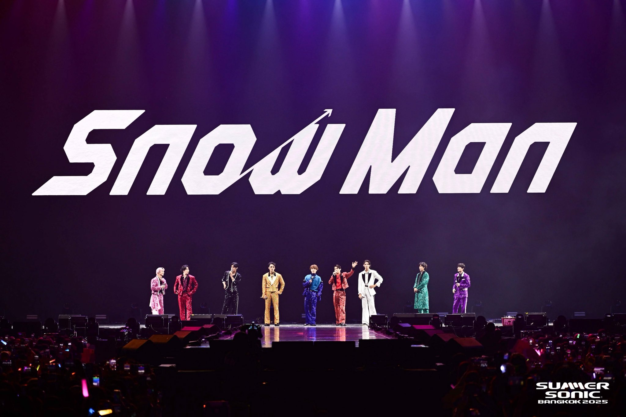 サマソニバンコク　2025 Tシャツ　白Ｌサイズ Man 他 サマソニバンコク 2025 Tシャツ 白Lサイズ SnowMan 他 | T