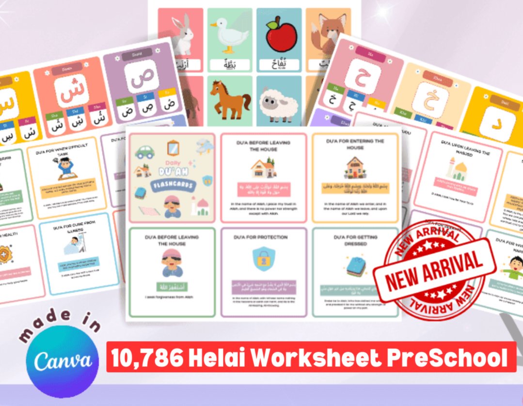 Aim4_new's tweet image. 📚 Wasza EduKids Bundle kini hadir dengan lebih dari 10,876+ helai aktiviti kanak-kanak yang SUPER AWESOME! 😍

🖨️ Download – Print – Selesai!
Mudah gila! Tak perlu pening kepala lagi fikir aktiviti harian si kecil. #BusyBook #Template #kidsActivity #Worksheet #Preschool