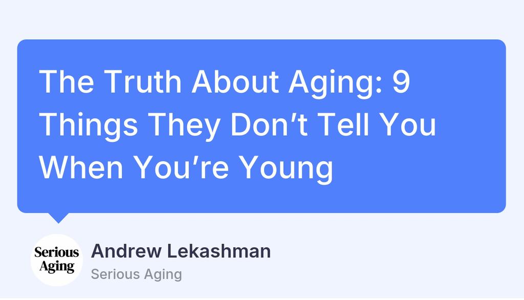 seriousaging's tweet image. Easy Steps to Healthy Aging: Your Guide to Lifelong Health

Read more 👉 lttr.ai/AiCwy

#MemoryLapses #HealthAndWellness #FullNightSRest
