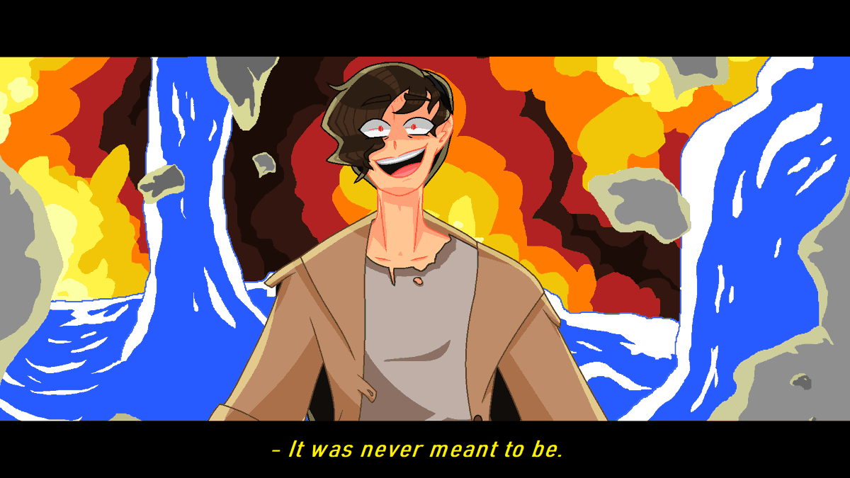 Artists, show an old piece you still love
I'll post three bc I can't decide lol
1. (frames of) an OLD animation meme i made (2021)
2. drawing for a "war" on a discord server i was in (2021)
3. a 2 part w*lb*r s**t dsmp drawing i never posted bc it's old and fuck him (2023)