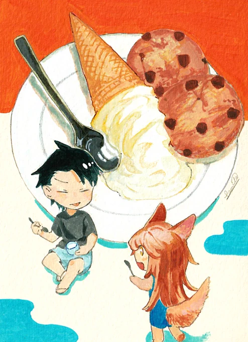 クッキー&ソフトクリーム