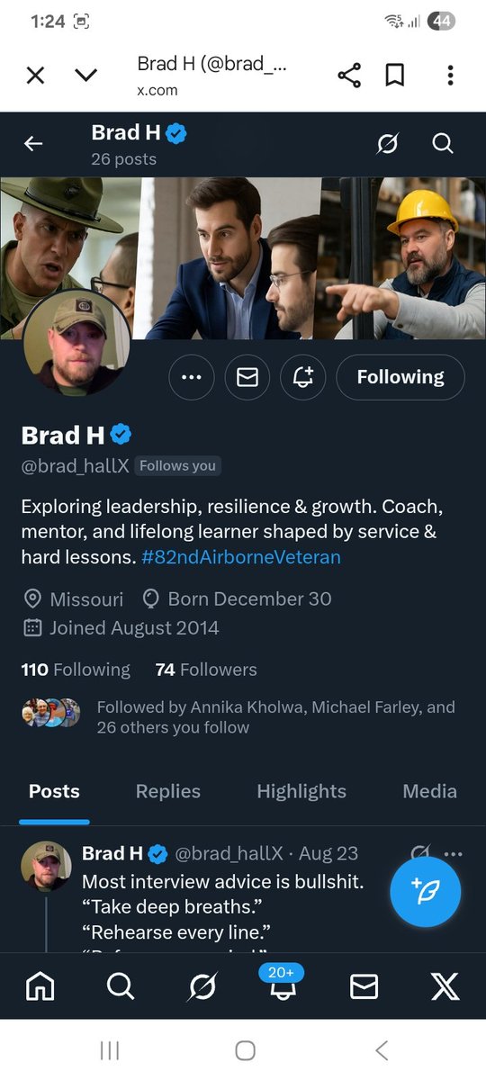 KJW (@hawkesbay69) on Twitter photo Here's a shout out to a new 💪🫶 community member and a Veteran ,who is just getting involved with x on a old account <a href="/brad_hallX/">Brad H</a> 
F&R 💪🫶👊💥💯🇺🇸🫡 Here's a shout out to a new 💪🫶 community member and a Veteran ,who is just getting involved with x on a old account <a href="/brad_hallX/">Brad H</a> 
F&R 💪🫶👊💥💯🇺🇸🫡
