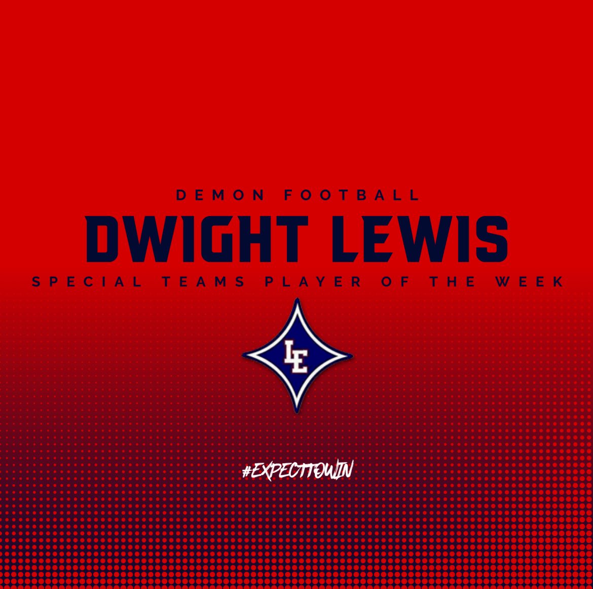Week 1 vs. Lower Richland

Offensive, Defensive, and Special Teams players of the week.

Offense (Shamil Saadiq)
Defense (Jace Coleman)
Special Teams (Dwight Lewis)

#ExpectToWin #JuiceBoom #RecruitTheLue