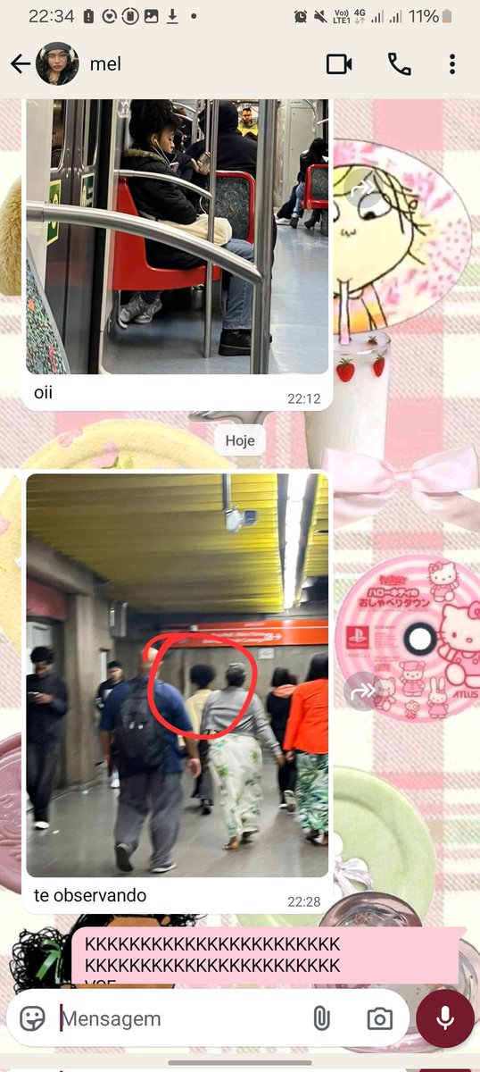 gente ela é mt doente e stalker