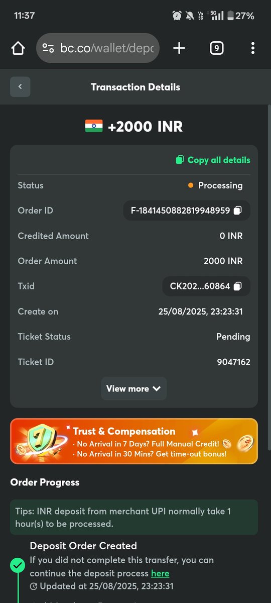 zehraasma68's tweet image. Hello @bcgame why are you scamming people?
#bcgamescam