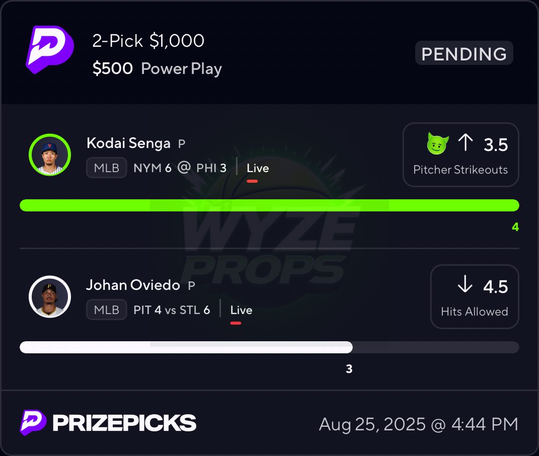 FREE PLAY BANGG ✅😱 I GOT $500 FOR A RANDOM FOLLOWER WHO LIKES/RT’s THIS TWEET 💰💚

$1,000 BANGER 🏆 

WHO Tailed? 👀

#PrizePicks | #GamblingX ⤵️