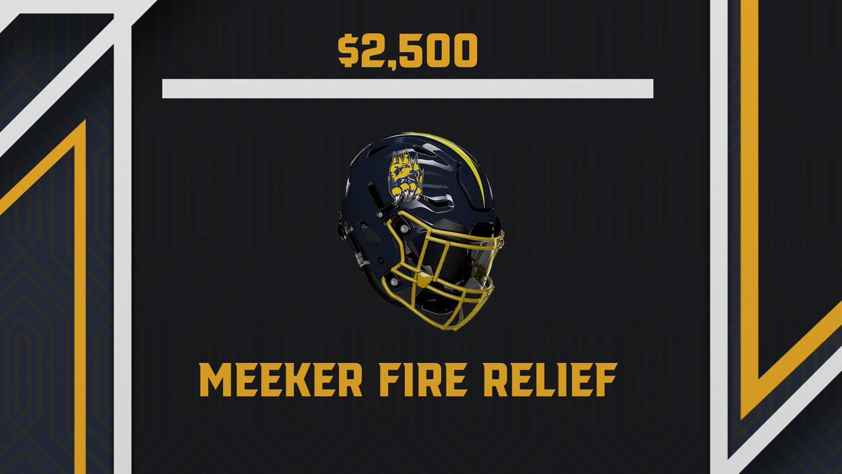 Although it is more than our 5% promised, we felt the donation is worthy. We will be sending the donation to Mountain Valley Bank for “Meeker Fire Relief.”