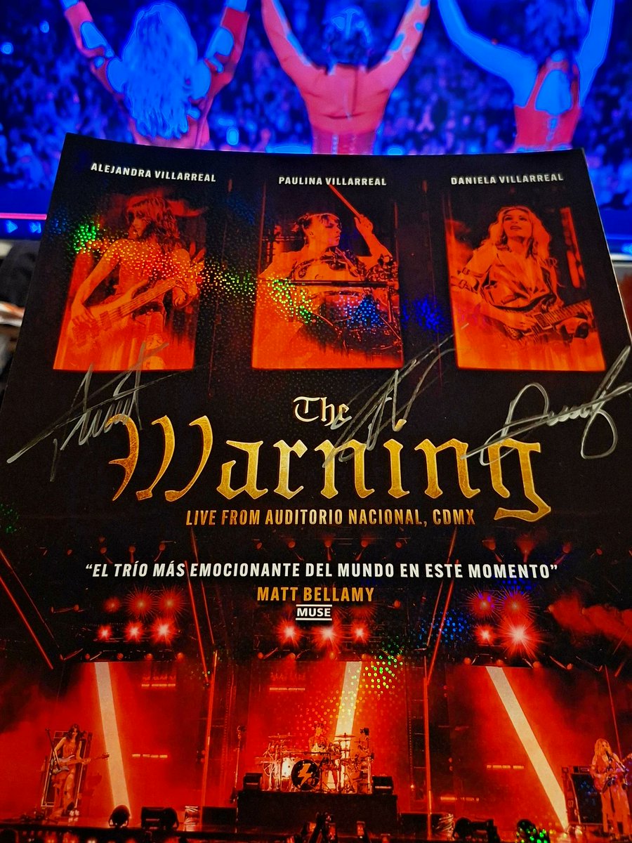 Halo Vic🍿 (@halo_vic) on Twitter photo ¿QUÉ MÁS QUIERES?
Participa y llévate un poster Autografiado por <a href="/thewarning/">The Warning</a> cortesía de <a href="/MasQueCineLatam/">Más Que Cine Latam</a>.
Dale ❤️ y RP a este Tweet y dale like a la última historia en Instagram.com/Halo_Vic_
No olvides disfrutar #TheWarningEnCinépolis ¿QUÉ MÁS QUIERES?
Participa y llévate un poster Autografiado por <a href="/thewarning/">The Warning</a> cortesía de <a href="/MasQueCineLatam/">Más Que Cine Latam</a>.
Dale ❤️ y RP a este Tweet y dale like a la última historia en Instagram.com/Halo_Vic_
No olvides disfrutar #TheWarningEnCinépolis