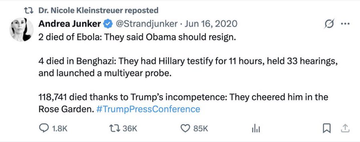 I’d love to know when <a href="/NIH/">NIH</a> and <a href="/HHSGov/">HHS.gov</a> employees are going to stop sabotaging the Trump admin with their leftist bullshit and leftist colleagues who don’t provide any value to our country. 

This is who <a href="/DrJBhattacharya/">Jay Bhattacharya</a> is defending by the way. A woman who attacks Trump. 

Read