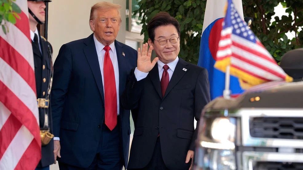 Trump called out South Korea’s stability, and now their president is at the White House. Love him or hate him, Trump doesn’t sugarcoat he holds allies accountable. Big talks on trade, defense, and North Korea time to see who’s really serious. #Trump #MAGA