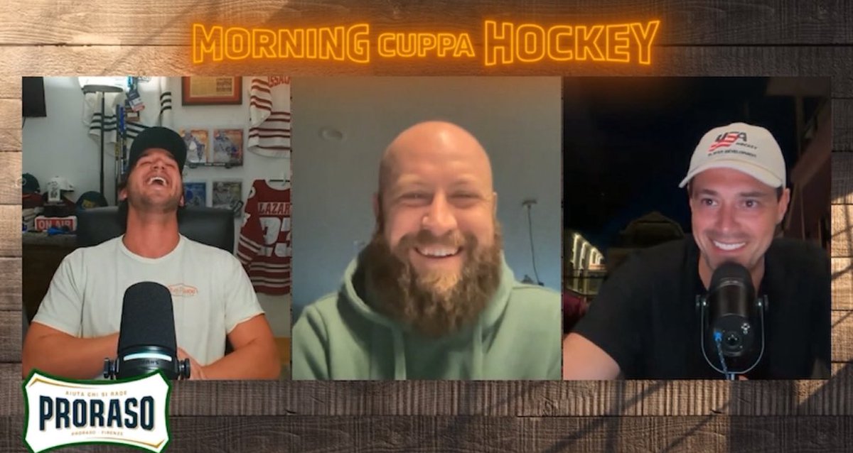 Jonny Lazarus (@jlazzy23) on Twitter photo No exaggeration, this is my favorite interview that <a href="/ColbyCohen36/">Colby Cohen</a> and I have done on Morning Cuppa Hockey.
Can’t wait for you to hear it on Wednesday.
Derek Stepan had us dying 😂 No exaggeration, this is my favorite interview that <a href="/ColbyCohen36/">Colby Cohen</a> and I have done on Morning Cuppa Hockey.
Can’t wait for you to hear it on Wednesday.
Derek Stepan had us dying 😂