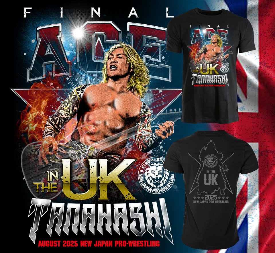Hiroshi Tanahashi may have wrestled his last UK match, but he went out on a high note at #ForbiddenDoor!

Commemorate the occasion with the tee on Tokon Shop Global!

shop.njpw1972.com/cdn/shop/files…

#njpwshop