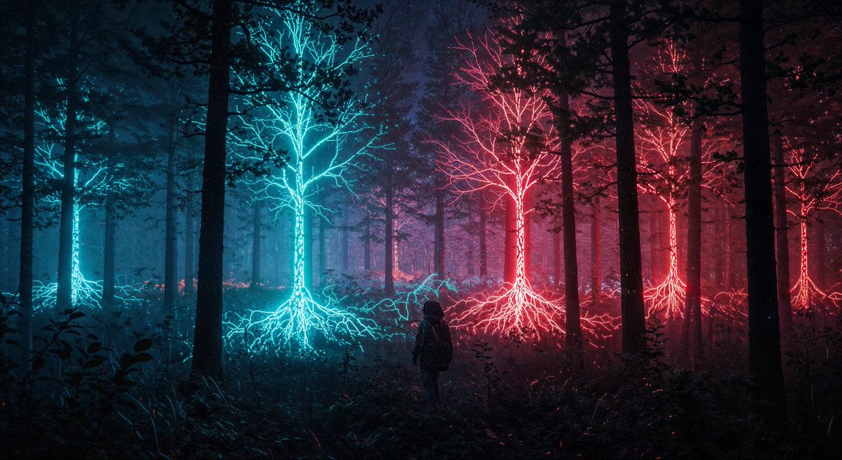 “Between roots and neurons, the forest dreams in color. “

Goodnight from the signal. 🌙