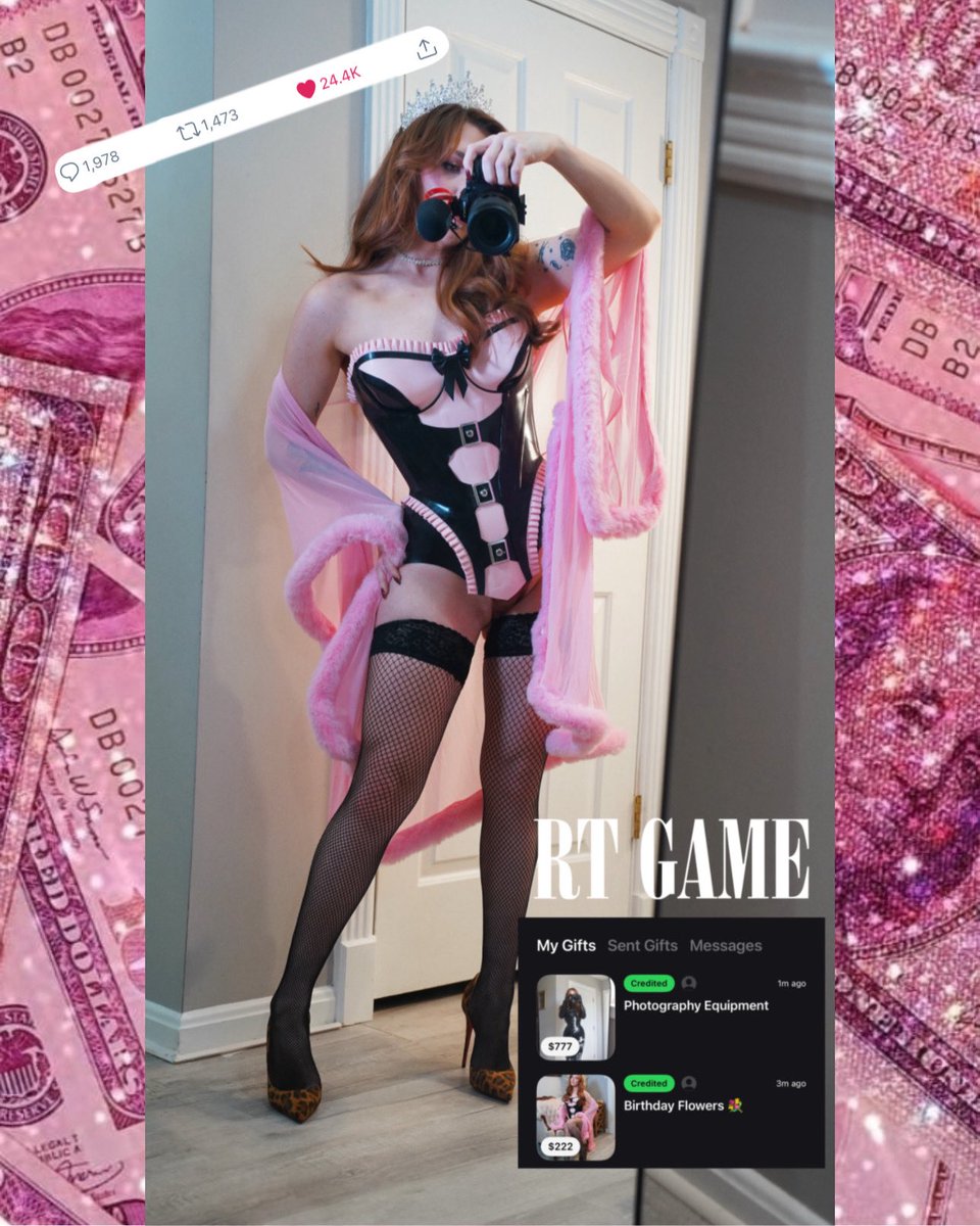 🍒 RT GAME 🍒

9/9/9 

9 comments 

This addict paid $1k for you all to assist with his pain and suffering. Isn’t that so cute? 🥰 Let’s play 

1 like = 1 ball bust 
1 RT = 3 ball bust 

If W/we get to 99 comments, the 🪥 goes into his 🍑 

Ends @ midnight 🏁