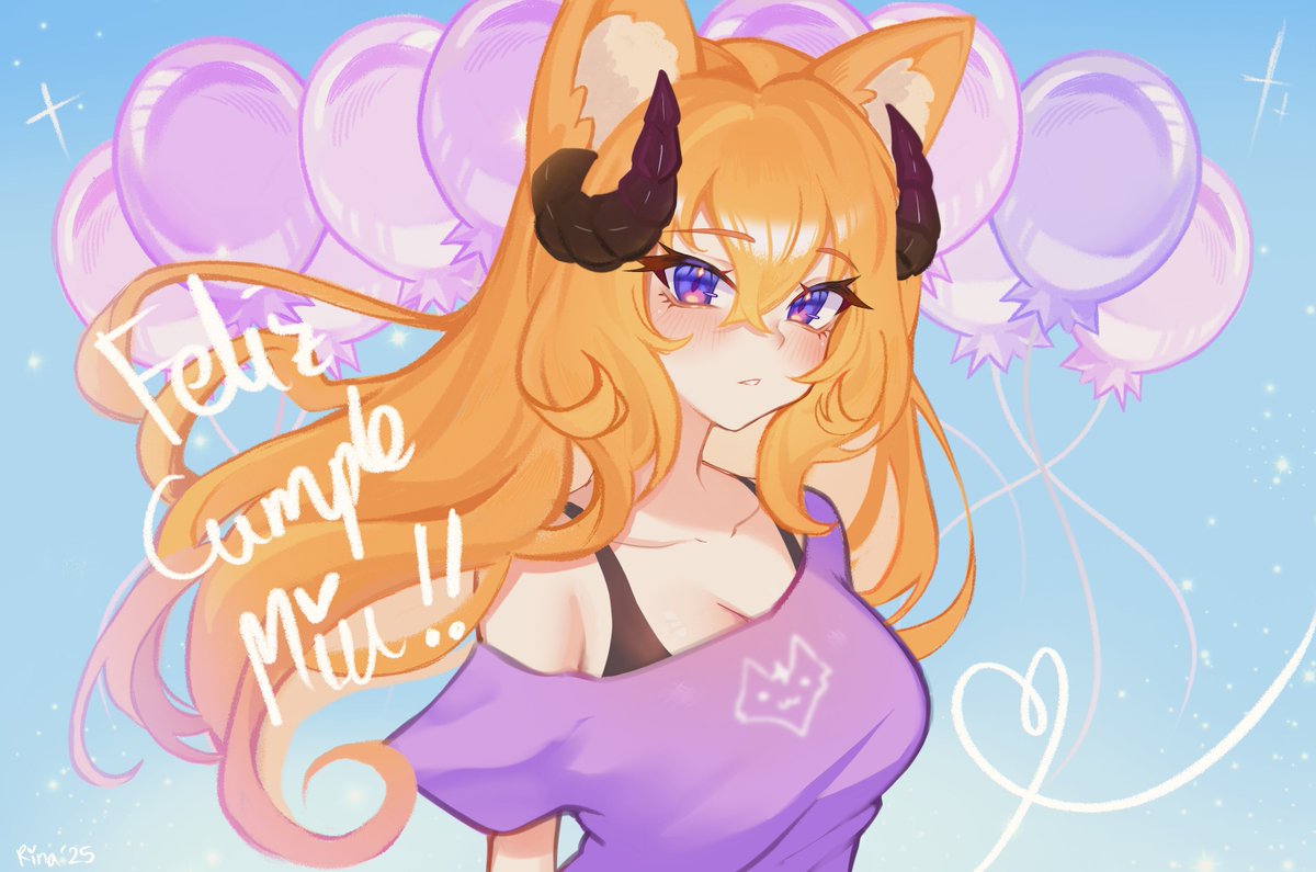 Feliz cumple Miuuuu 💜💜💜💜 ╰(*´︶`*)╯tkm ugu