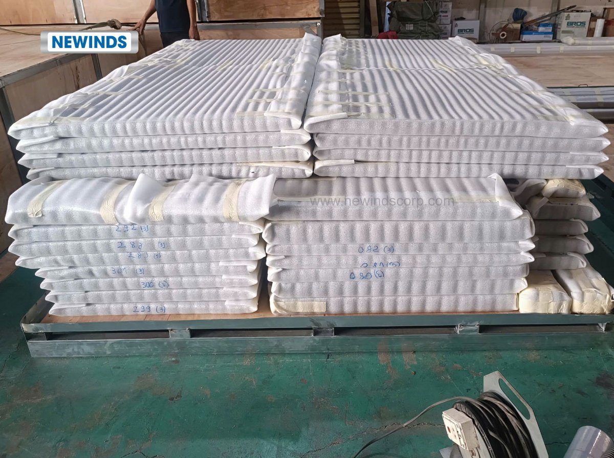 NewindsVN's tweet image. Quality is not only about meeting standard requirements but also reflected in the smallest details, such as packaging and fumigation before shipment. Every product is carefully arranged and securely reinforced to ensure it remains undamaged during transportation.

#steelpacking