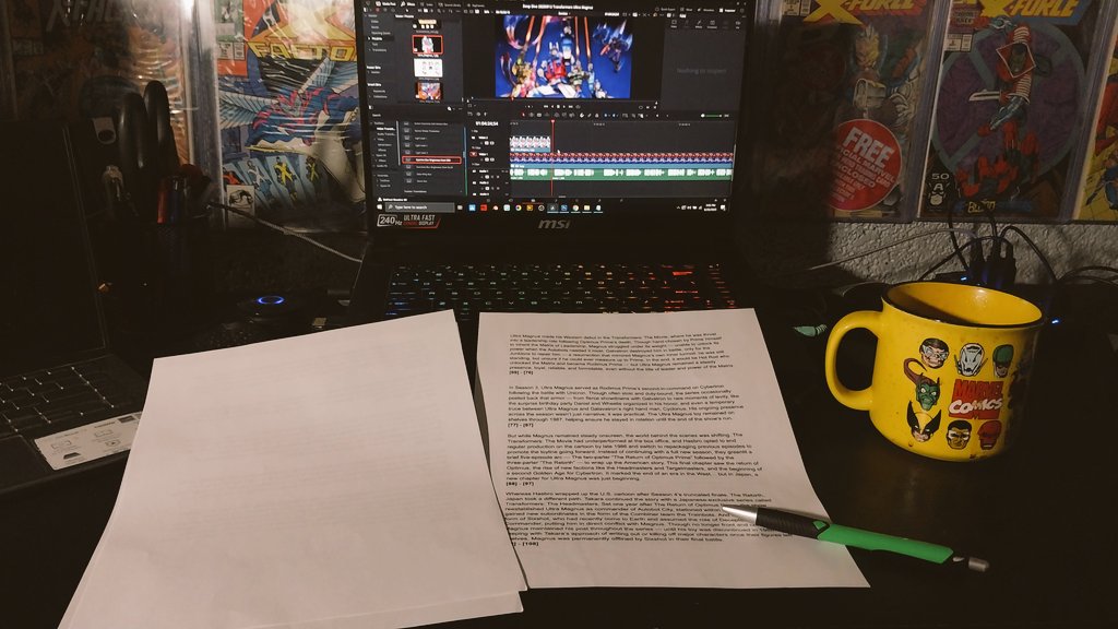 chrismacpresent's tweet image. Busy Schedule. Coffee. Pages of notes.

The next Deep Dive is on the horizon — coming soon to the Chris Mac After Dark YouTube Channel.

Which character’s origins do you think we’re diving into? 👀

#DeepDive #ChrisMacAfterDark #BehindTheScenes #ComicLore #Transformers #hasbro