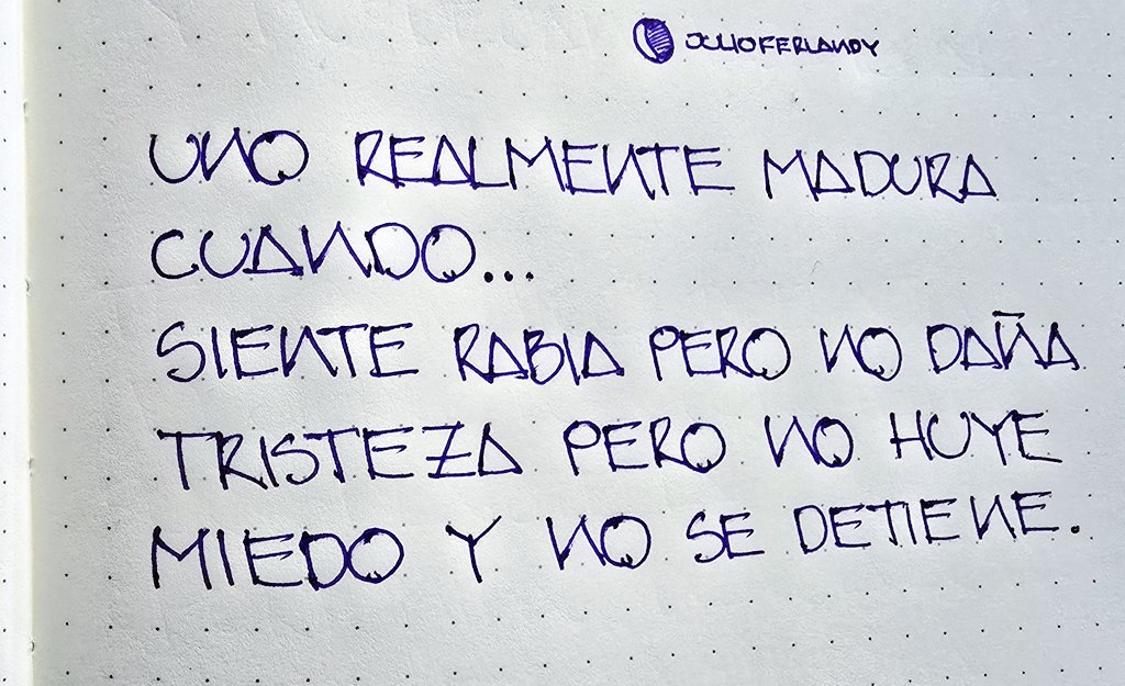Cuando uno madura... cae solito!