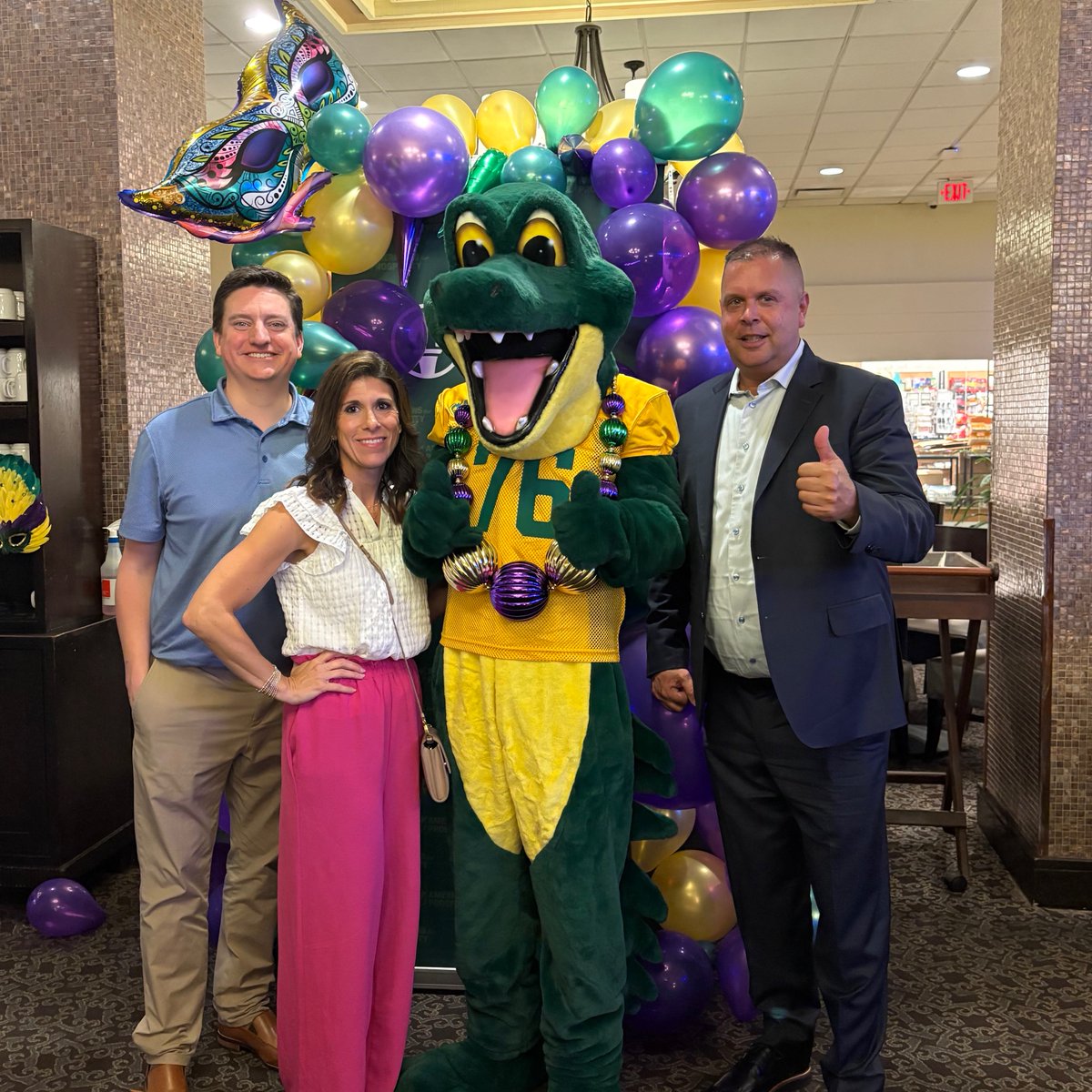 Our GATOR is making the rounds tonight! 🐊💚 Always a crowd favorite and never misses a photo op with friends. 📸
#LouisianaLeads #GrassrootsPower