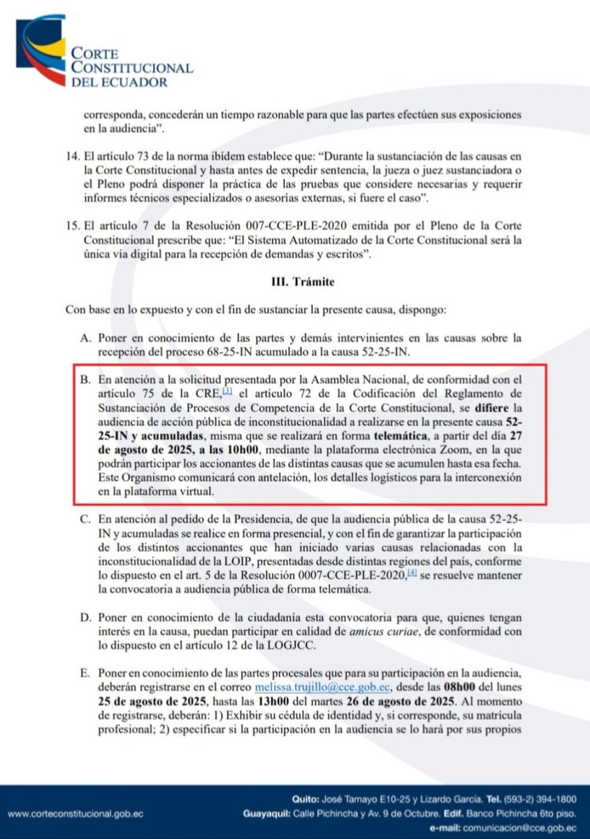 Ecuador En Directo (@ecendirecto) on Twitter photo #ATENCIÓN
El ministro del Interior, <a href="/JohnReimberg/">John Reimberg</a>, denunció que el pedido de #prisión preventiva presentado contra Rolando M., presunto sicario acusado de tentativa de homicidio, fue rechazado por la jueza Verónica Macas, de la Unidad Judicial Multicompetente de Yantzaza, Zamora #ATENCIÓN
El ministro del Interior, <a href="/JohnReimberg/">John Reimberg</a>, denunció que el pedido de #prisión preventiva presentado contra Rolando M., presunto sicario acusado de tentativa de homicidio, fue rechazado por la jueza Verónica Macas, de la Unidad Judicial Multicompetente de Yantzaza, Zamora