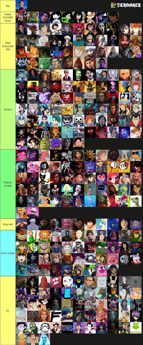 lauren 🐼 vtuber (@daawkwardlauren) on Twitter photo The end results of our Tumblr Sexy Tierlist
<a href="/Hazeltakii/">Hazeltakii</a> and <a href="/LanyxNova/">Lanyx Nova 🌟💫</a> are to blame for this wonderful and absolute chaotic tierlist. <3
We raided <a href="/nellohead/">Nello 🐦⬛ 💀 Official Bonehead Vtuber</a>!! Give em tons of love! The end results of our Tumblr Sexy Tierlist
<a href="/Hazeltakii/">Hazeltakii</a> and <a href="/LanyxNova/">Lanyx Nova 🌟💫</a> are to blame for this wonderful and absolute chaotic tierlist. <3
We raided <a href="/nellohead/">Nello 🐦⬛ 💀 Official Bonehead Vtuber</a>!! Give em tons of love!