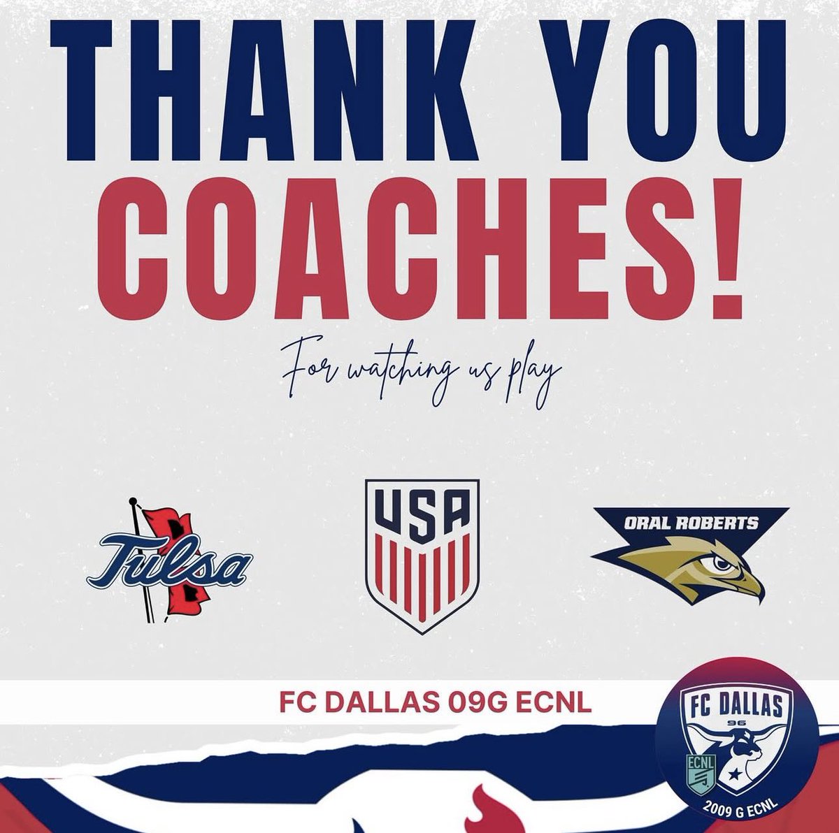 Mya Muniz 2028 (@myamuniz11) on Twitter photo Thank you for coming to watch us play this weekend <a href="/USYNT/">U.S. Soccer YNT</a> <a href="/ORUWSoccer/">ORU Women's Soccer</a> <a href="/TulsaWSoccer/">Tulsa Women's Soccer</a>
<a href="/FCDallas09gECNL/">FC Dallas 2009G ECNL (U16)</a> <a href="/FCDGirlsECNL/">FC Dallas Girls ECNL</a> Thank you for coming to watch us play this weekend <a href="/USYNT/">U.S. Soccer YNT</a> <a href="/ORUWSoccer/">ORU Women's Soccer</a> <a href="/TulsaWSoccer/">Tulsa Women's Soccer</a>
<a href="/FCDallas09gECNL/">FC Dallas 2009G ECNL (U16)</a> <a href="/FCDGirlsECNL/">FC Dallas Girls ECNL</a>