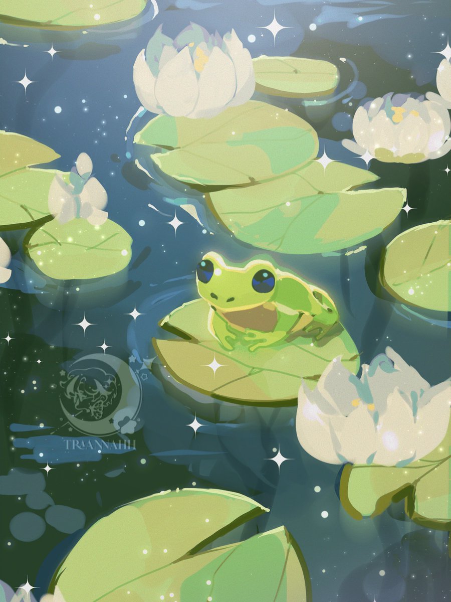 traannahh's tweet photo. Froggy vibes 🐸🪷 https://t.co/dlMhRFFoAn