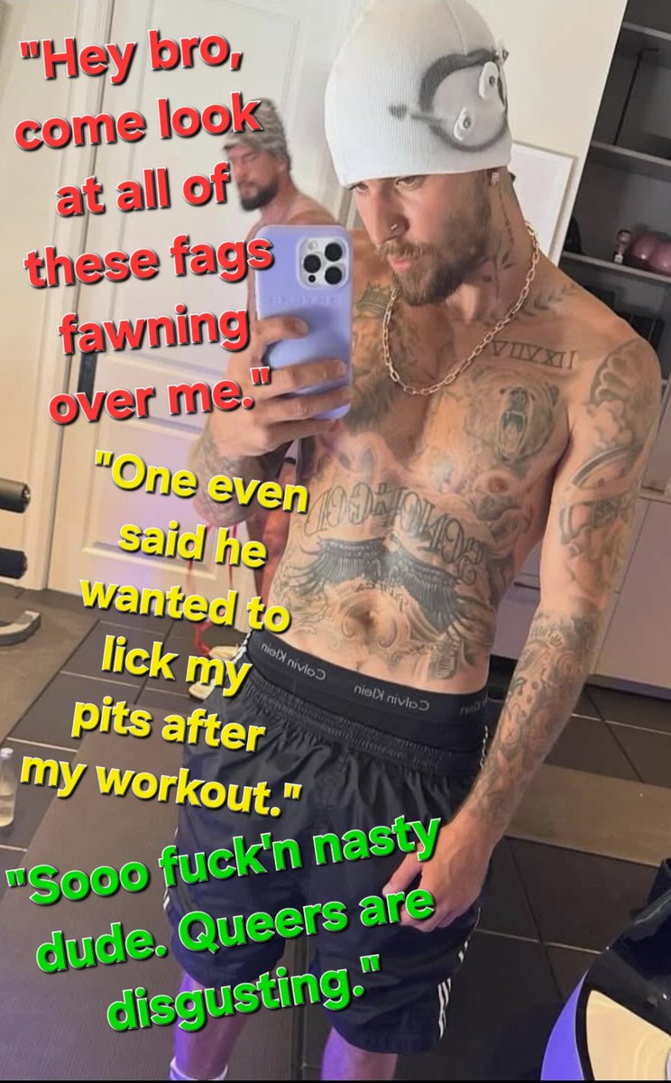 He knows exactly what you're staring at.