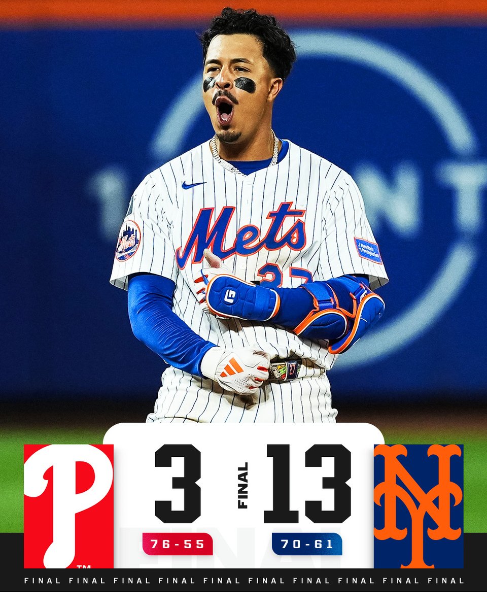 The <a href="/Mets/">New York Mets</a> offense erupts for 13 runs in a big win over the Phillies!
