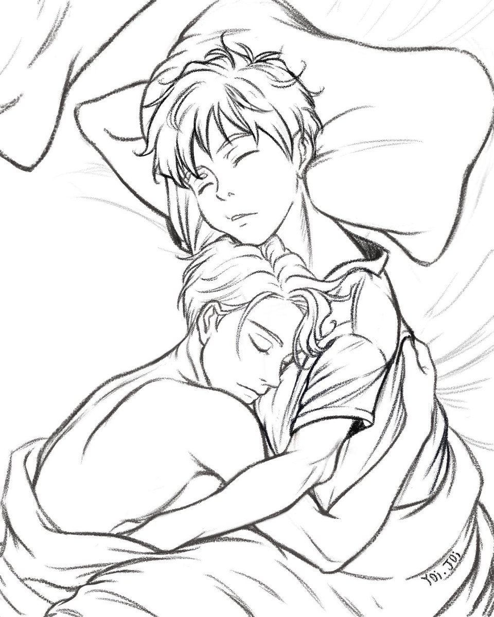 yoi_joi_'s tweet photo. Inked Version #YuriOnIce https://t.co/pTCrucdTfQ